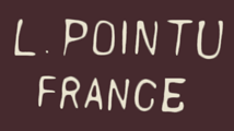 Grès de Puisaye : signature leon pointu france